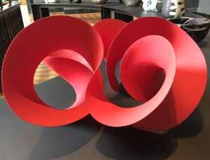 Merete Rasmussen (born 1974) ‘Red Twisted Form’ 2012.http://www.mereterasmussen.com
