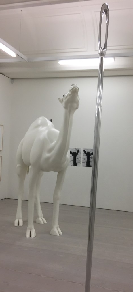 Camel (Albino) Contemporary Needle (large) (2013) by John Baldessari